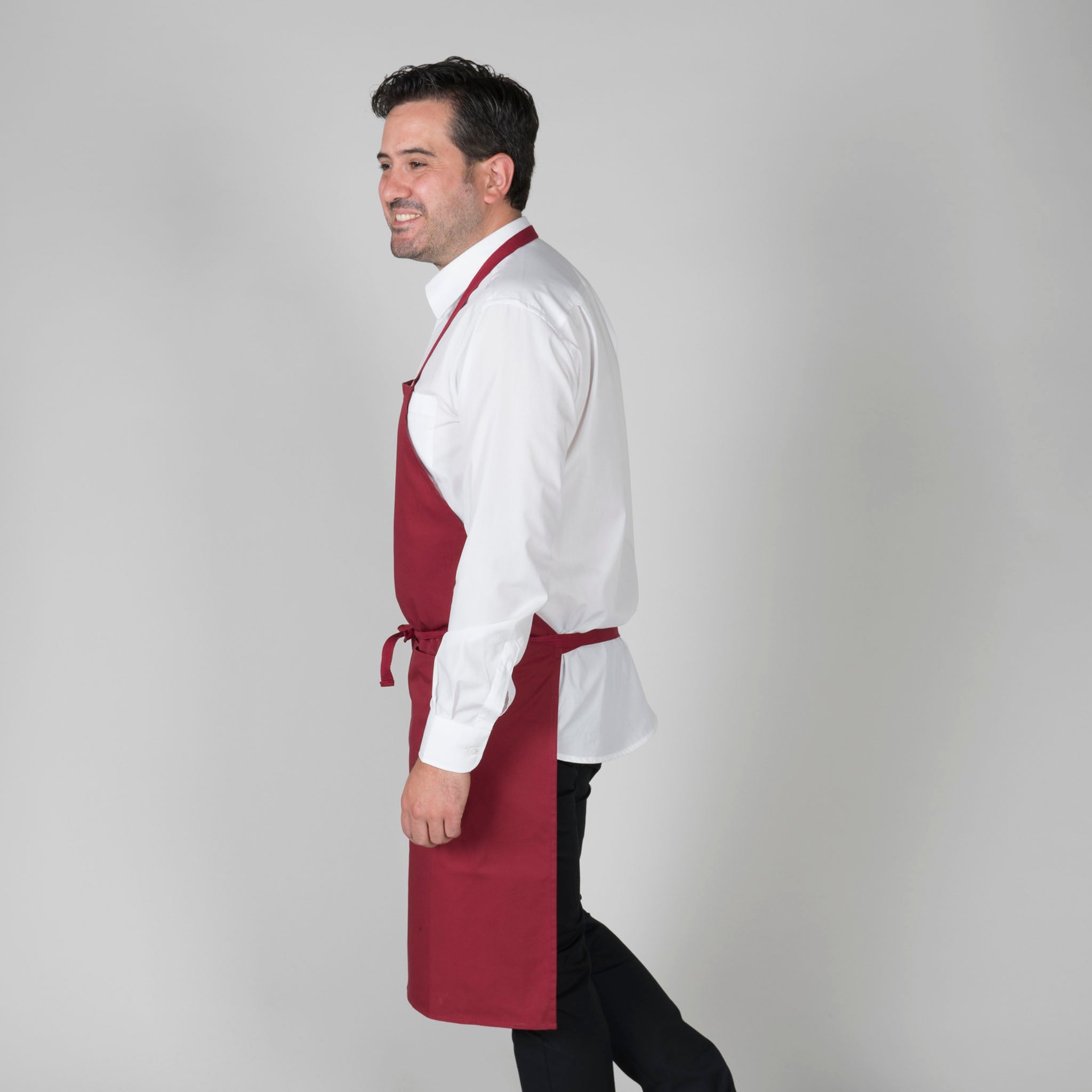 GARY'S Aprons tablier bavette noir 90x75 cm poche