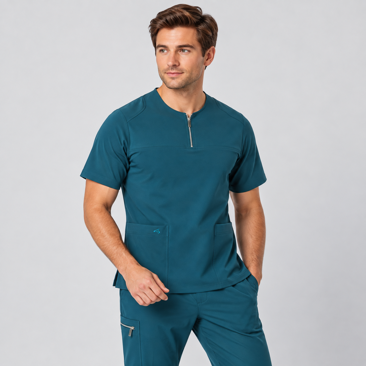 Gary's Aday Tunique médicale homme noire slim