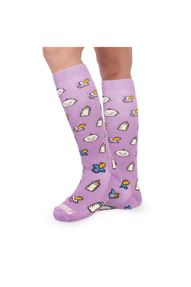 Enfermania Ropa chaussettes de compression pédiatrie imprimé 36-46