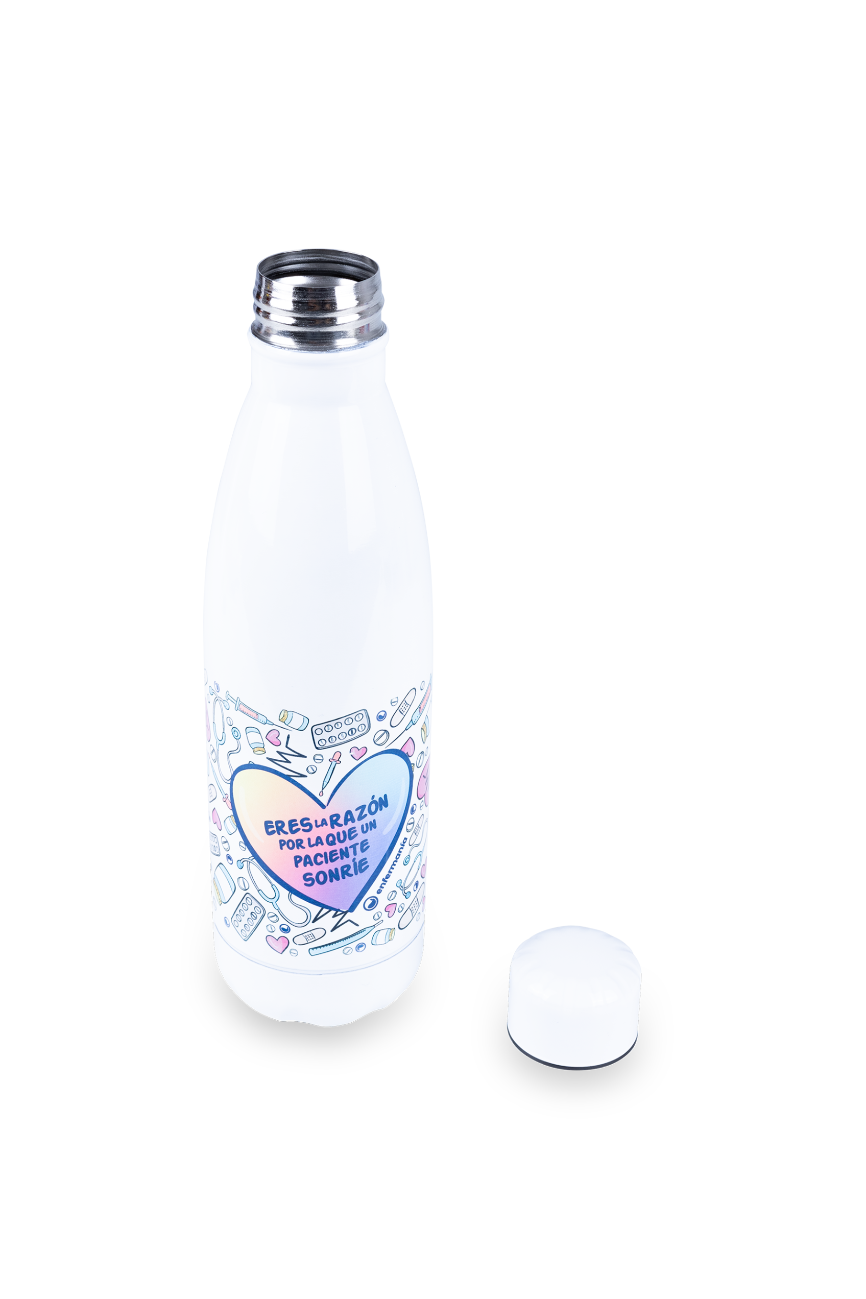 Enfermania Regalos gourde Colorful 700 ml inox