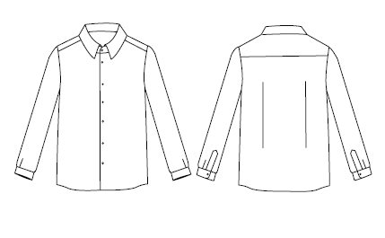GARY'S Gianni chemise homme slim blanc pointillé 40