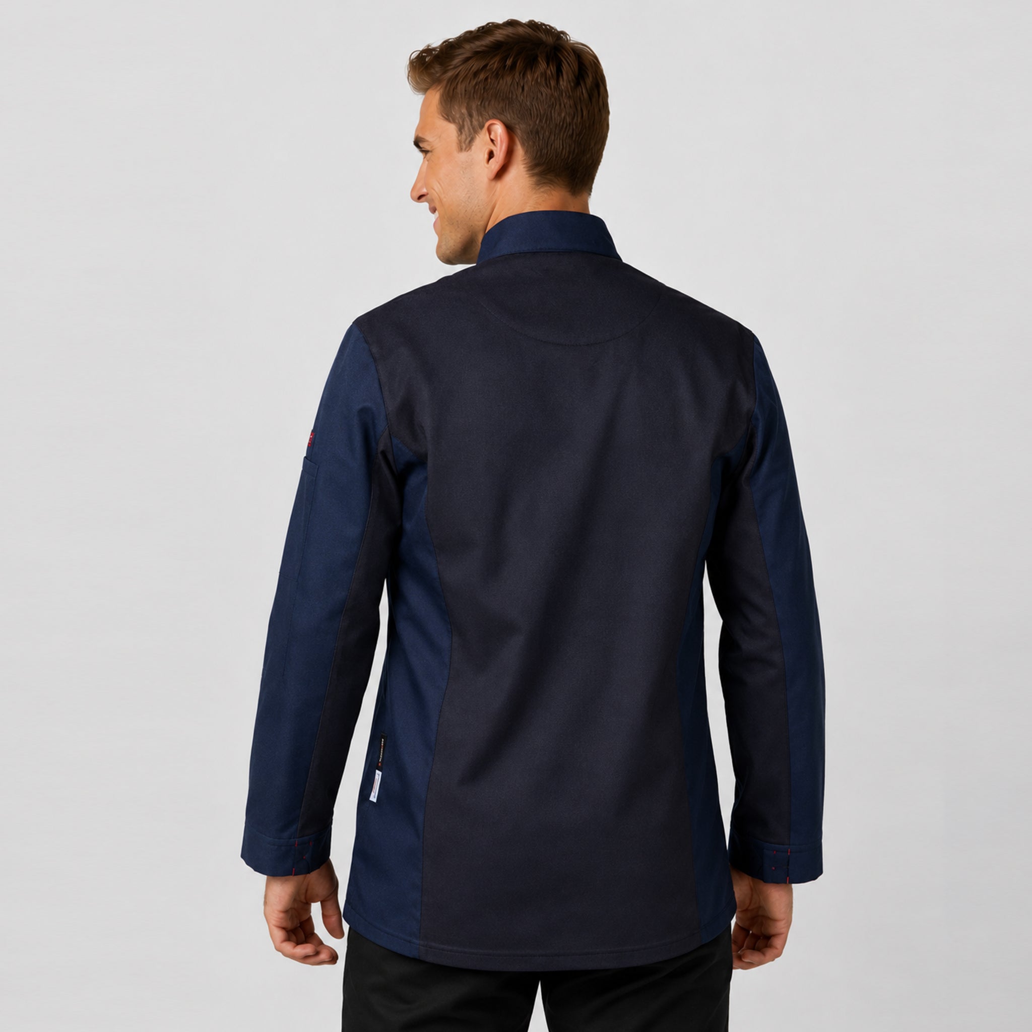 GARY'S Chef Jackets Amon veste de cuisine marine manches longues