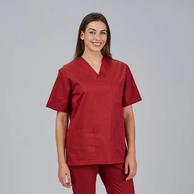 GARY'S Blouses blouse médicale col V azulina manches courtes