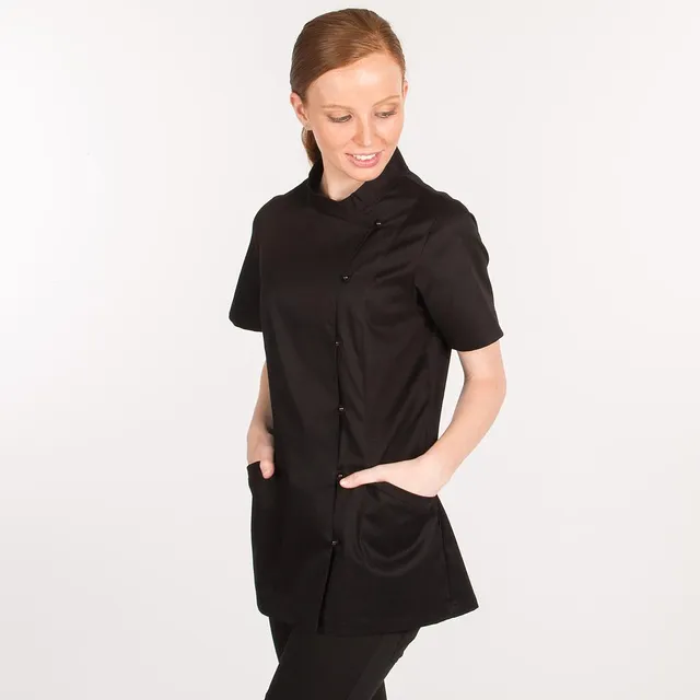 Gary's Lanzarote Blouse Femme Noir Coton Stretch