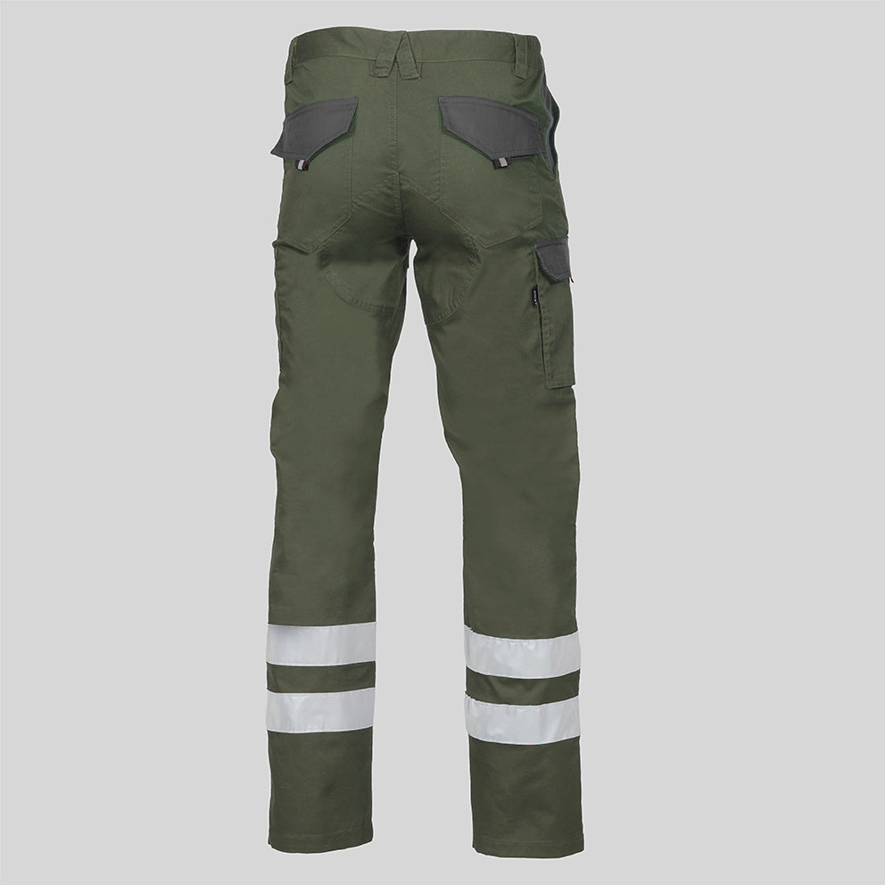 Gary's Pants Arce pantalon unisexe noir/marine bandes