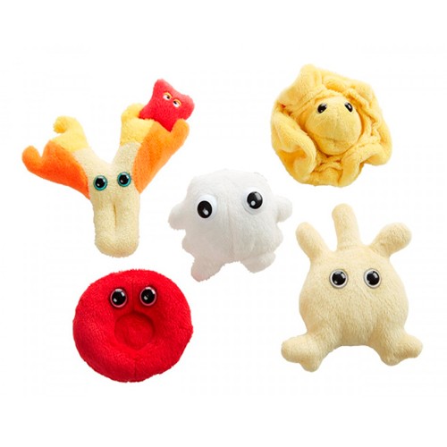 Enfermania Regalos coffret peluches cellules sanguines