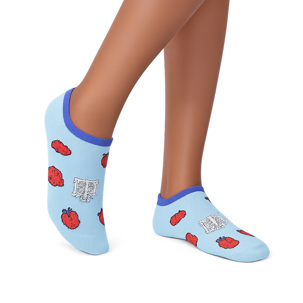 Enfermania Anatomía chaussettes courtes organes 36-40 / 41-46