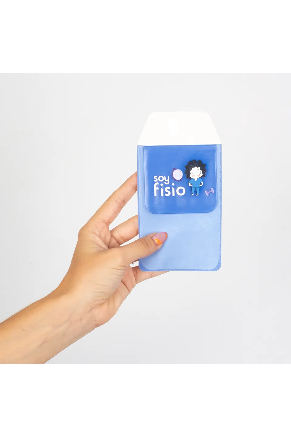 Enfermania protège-poche porte-stylos bleu plastique 15,7 cm