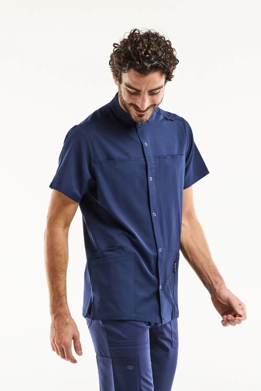 Aelin Noah Blouse Médicale Homme Bleu Marine Stretch