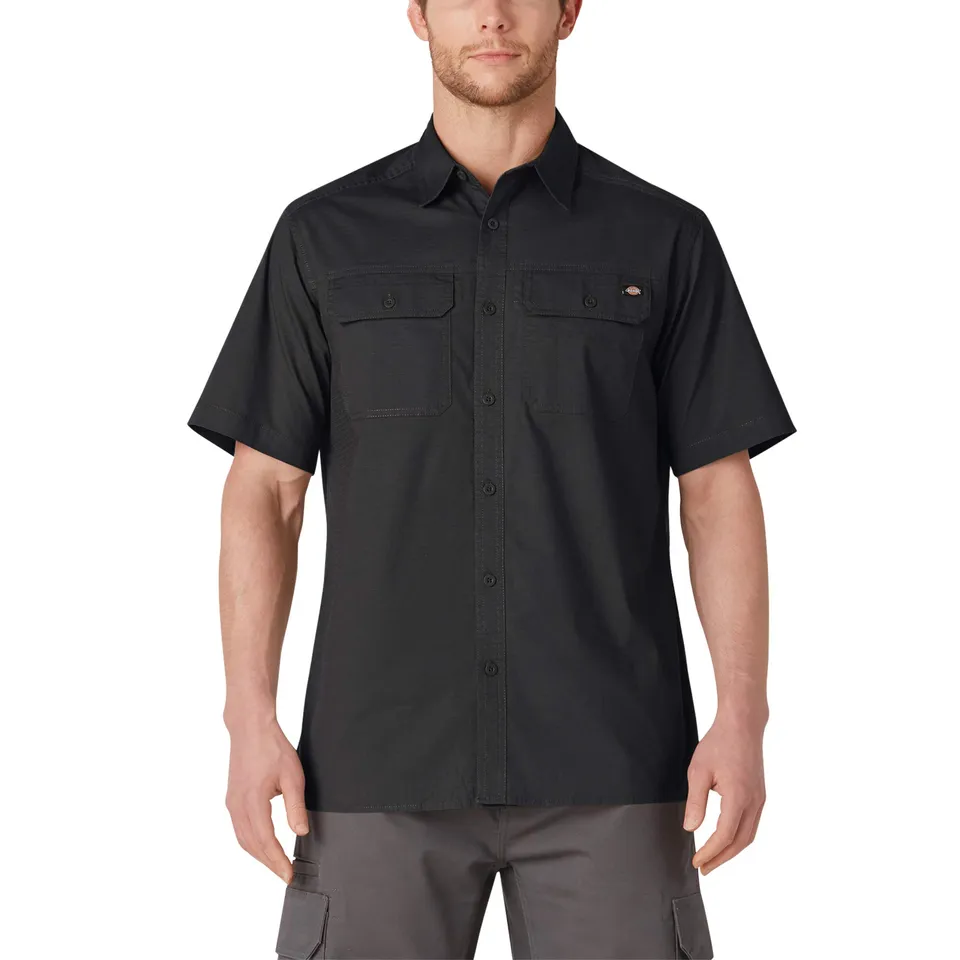 Dickies Chemise de Travail Flex Noir Rincé Taille L
