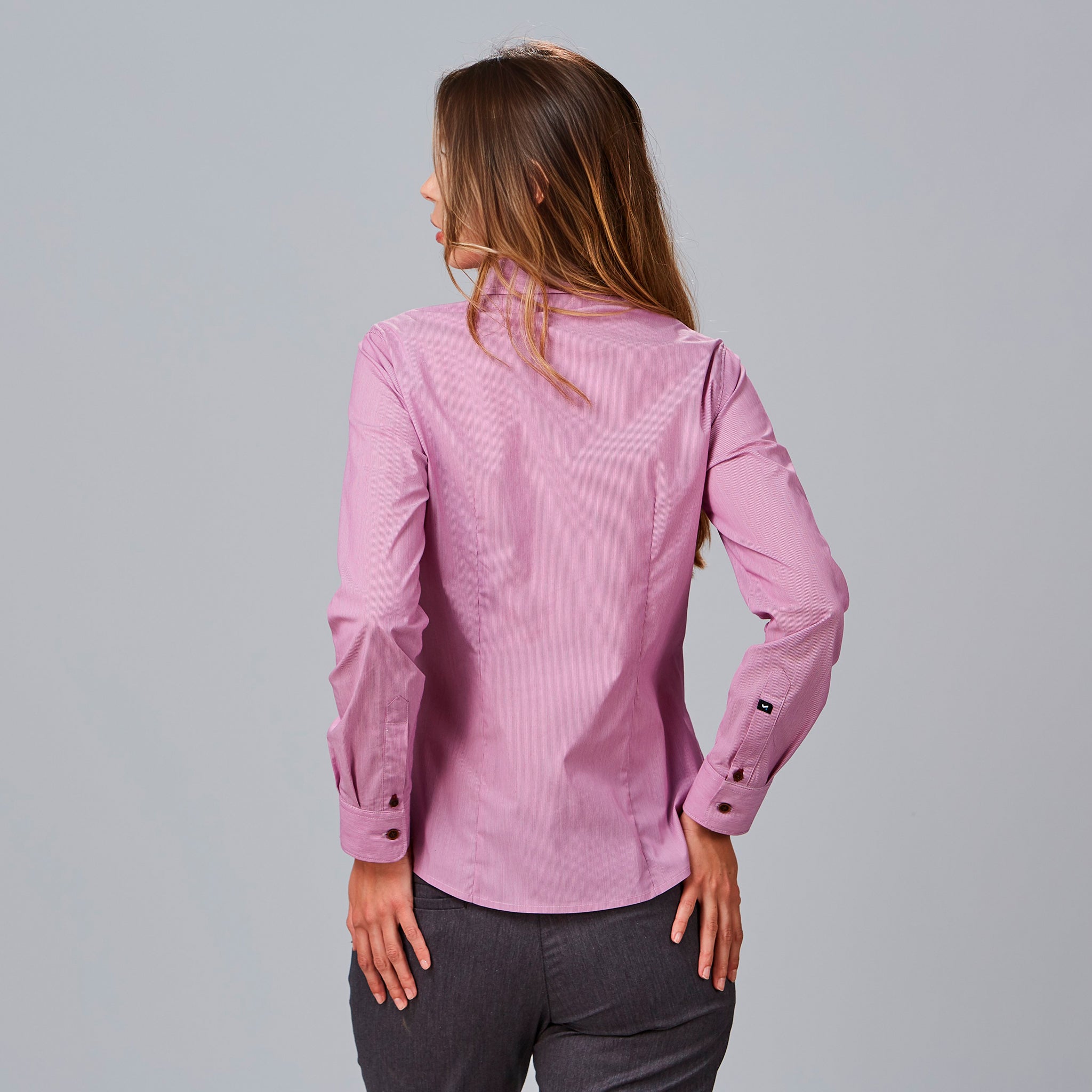 GARY'S Fabiola chemise rayée femme marine coton