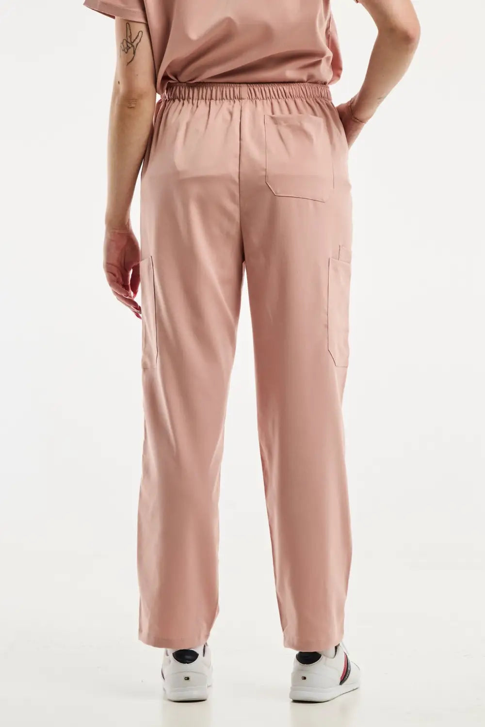 Aelin EMMA Pantalon Médical Femme Rose Clair Poches