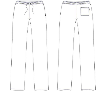 Gary's Pants pantalon cuisine carreaux unisexe 784 XS-YL