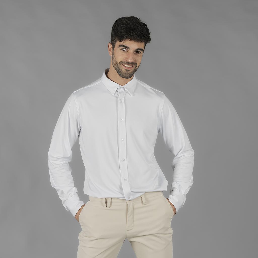 Gary's Luzon chemise travail homme noire manches longues