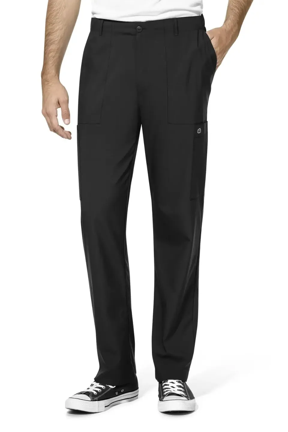 Aelin LUCA W123 pantalon de bloc homme noir microfibre