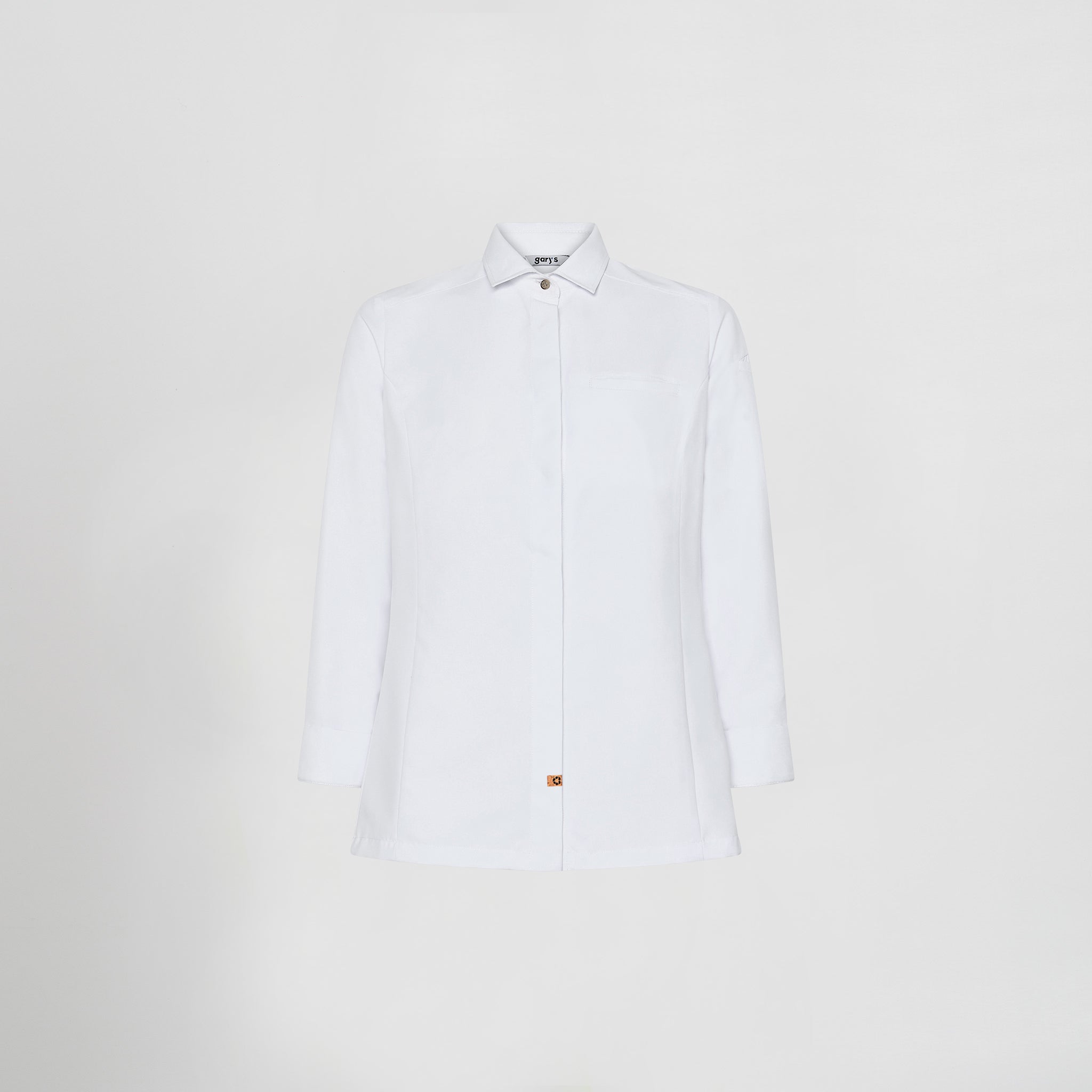 GARY'S Moral veste cuisine femme noire microfibre recyclée
