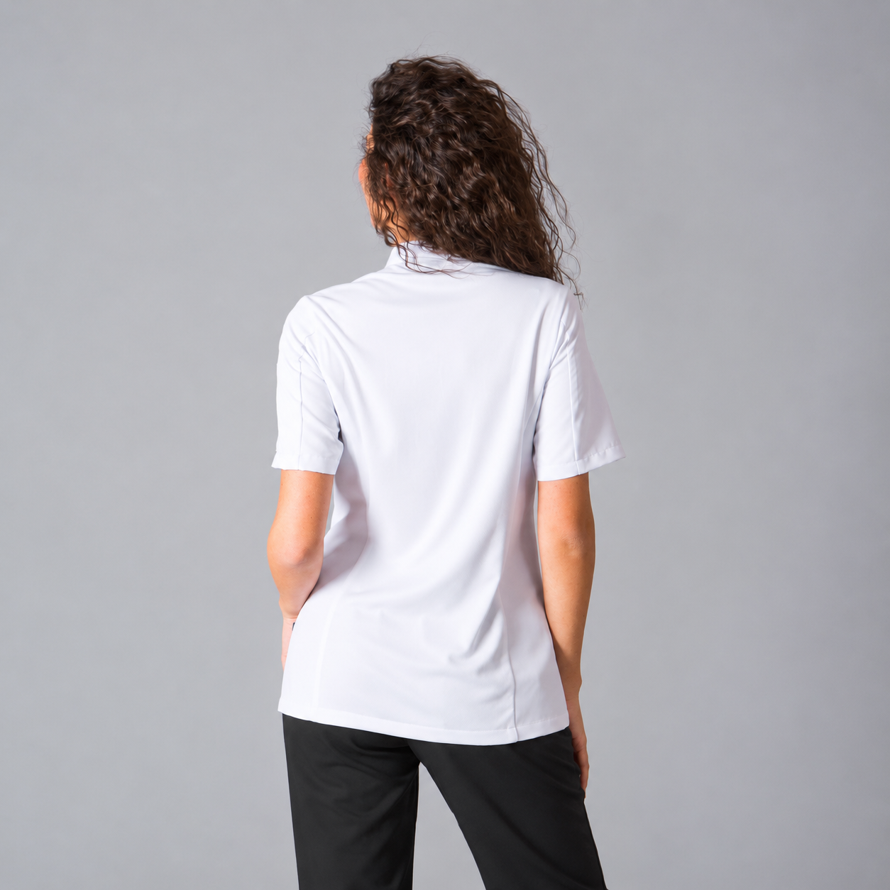 GARY'S Paz veste cuisine femme manche courte noir