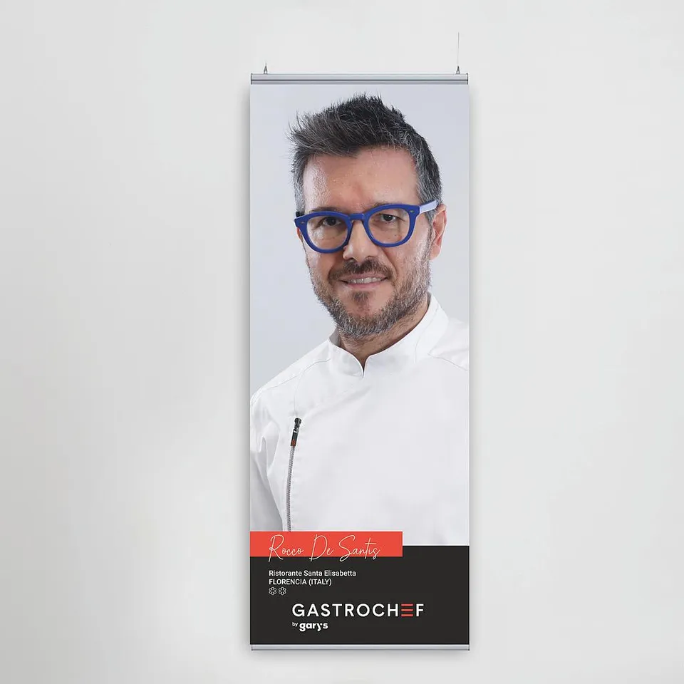 Gary's Lona Rocco de Santis Bâche pub Gastrochef couleur
