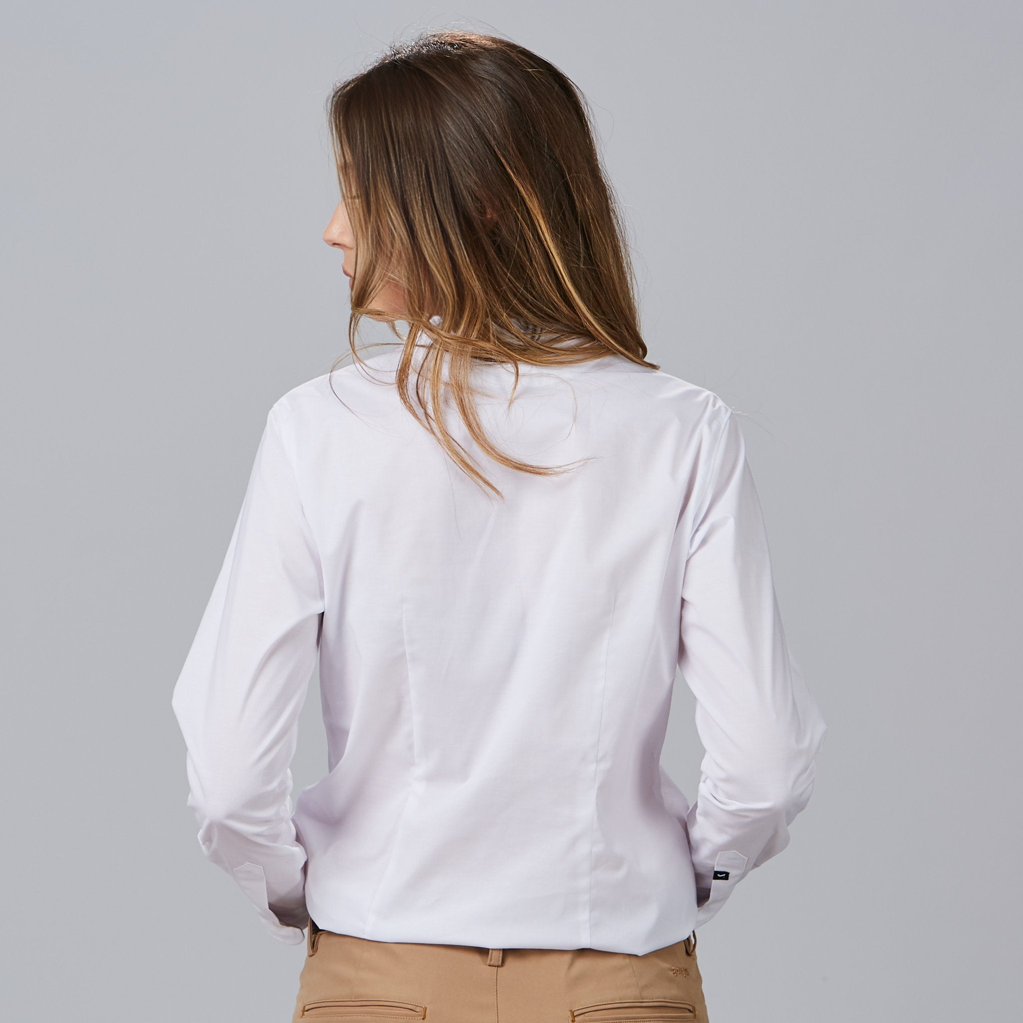 GARY'S Serena chemise travail femme blanche manches longues