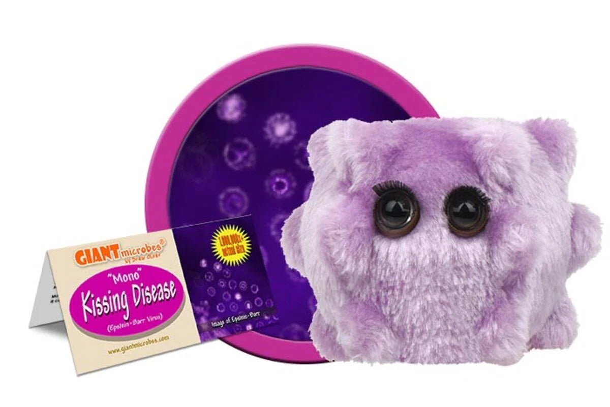 Enfermania Regalos peluche GiantMicrobes Epstein-Barr 15 cm