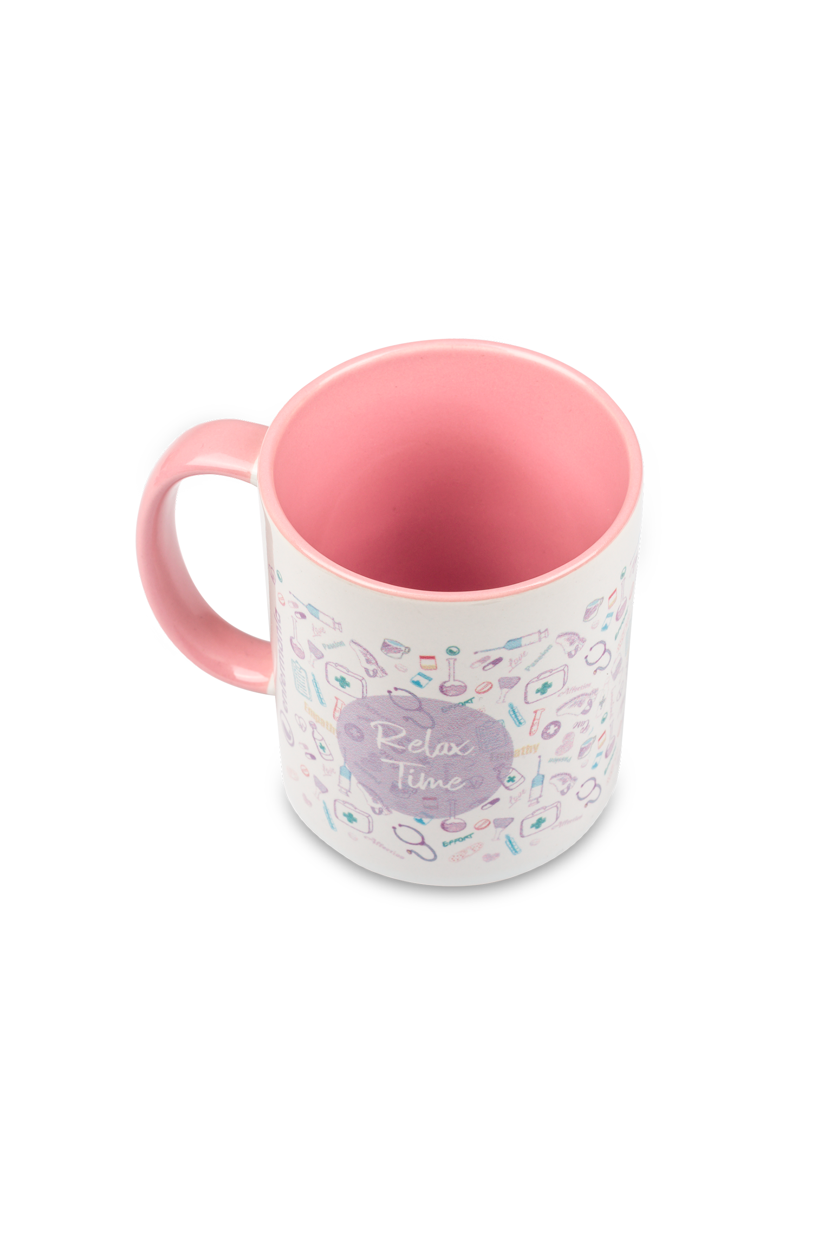 Enfermania Regalos Care Collection tasse céramique rose 350 ml