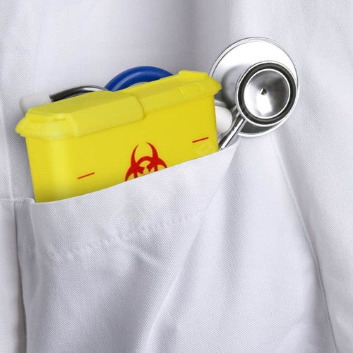 Enfermania Conbio's collecteur aiguilles poche jaune
