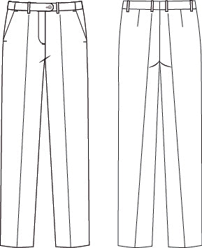 GARY'S Taffora Pantalon de travail femme noir stretch