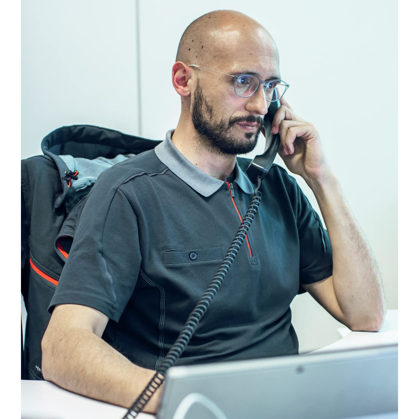 Würth MODYF Stretch X polo anthracite coton