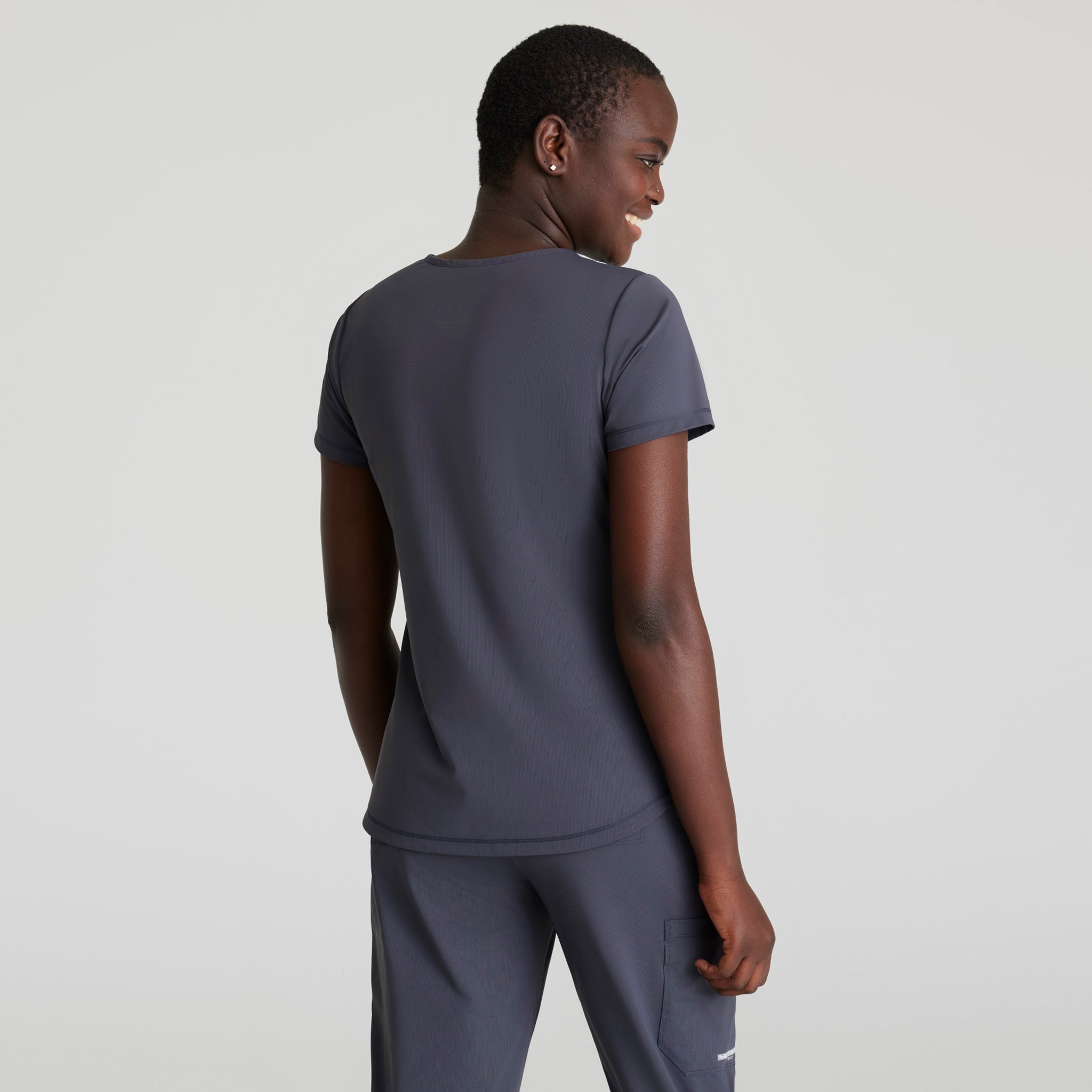 Gary's Serene Top blouse médicale noir stretch