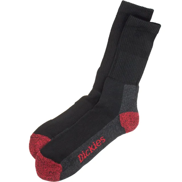 Dickies Cushion Crew chaussettes homme noir lot de 2