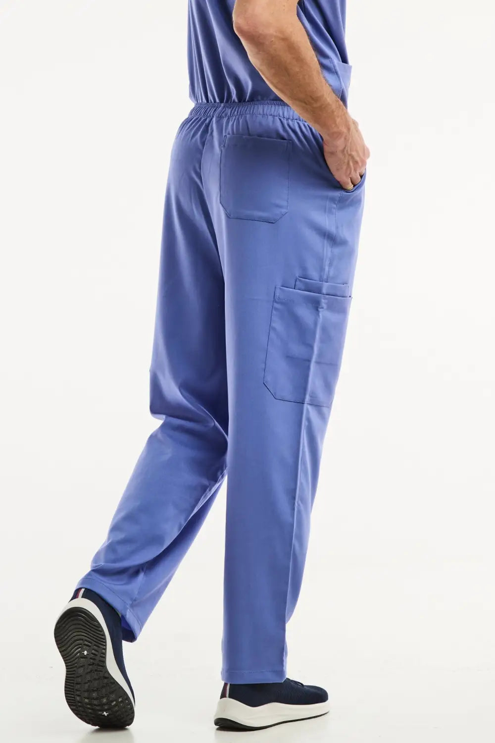 Aelin LUCA Pantalon Médical Homme Bleu Stretch