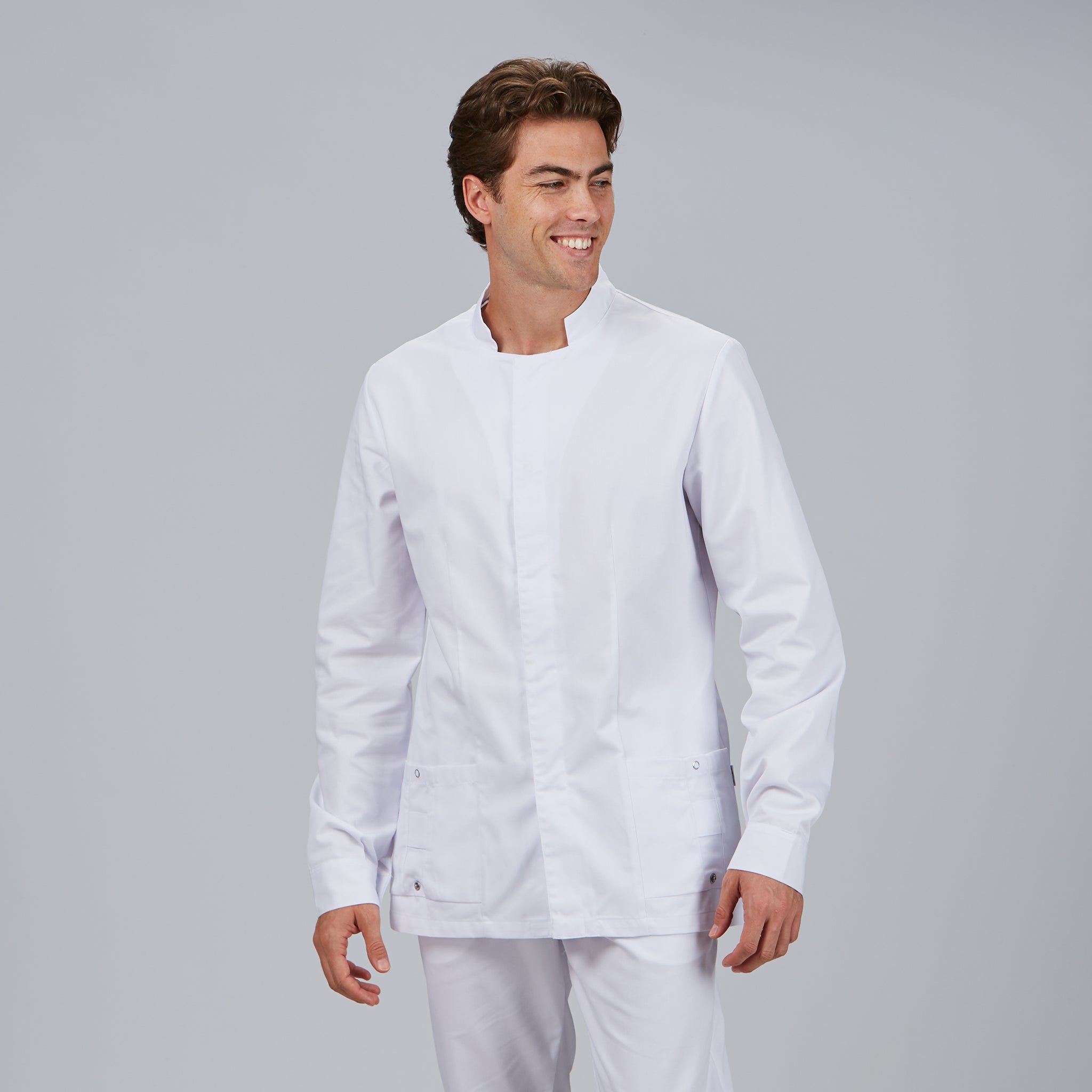Gary's Abel blouse médicale homme blanche twill XS