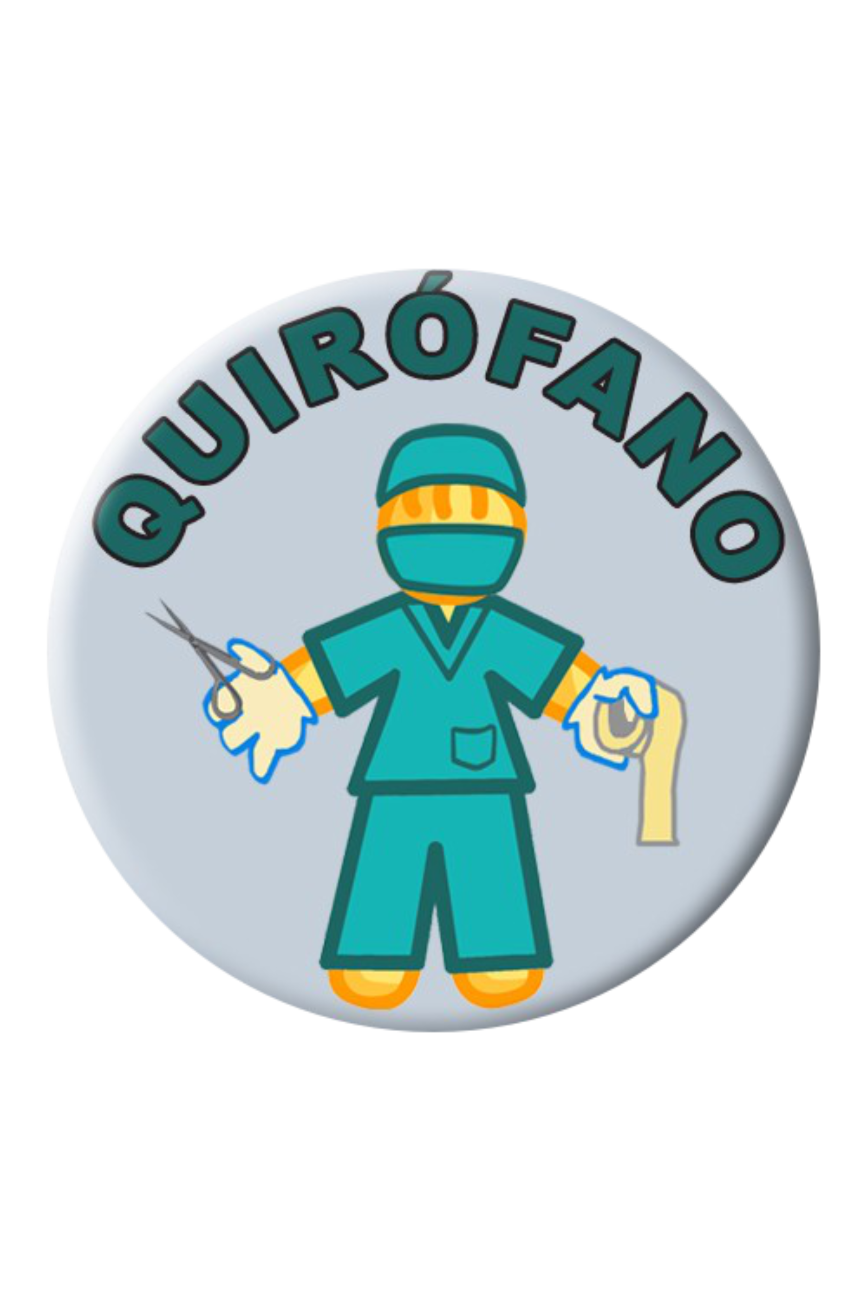 Enfermania Regalos Chapa Quirófano badge 38 mm blouse