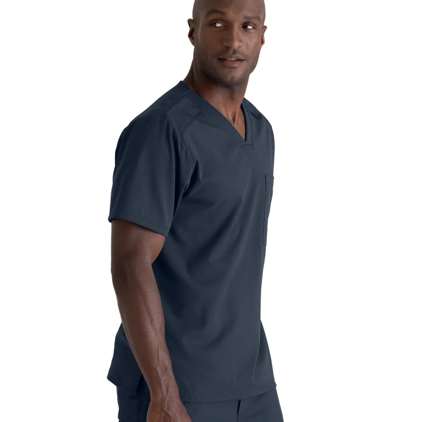 Enfermania Grey's Anatomy Tunique Médicale Homme Gris Anthracite 2 Poches