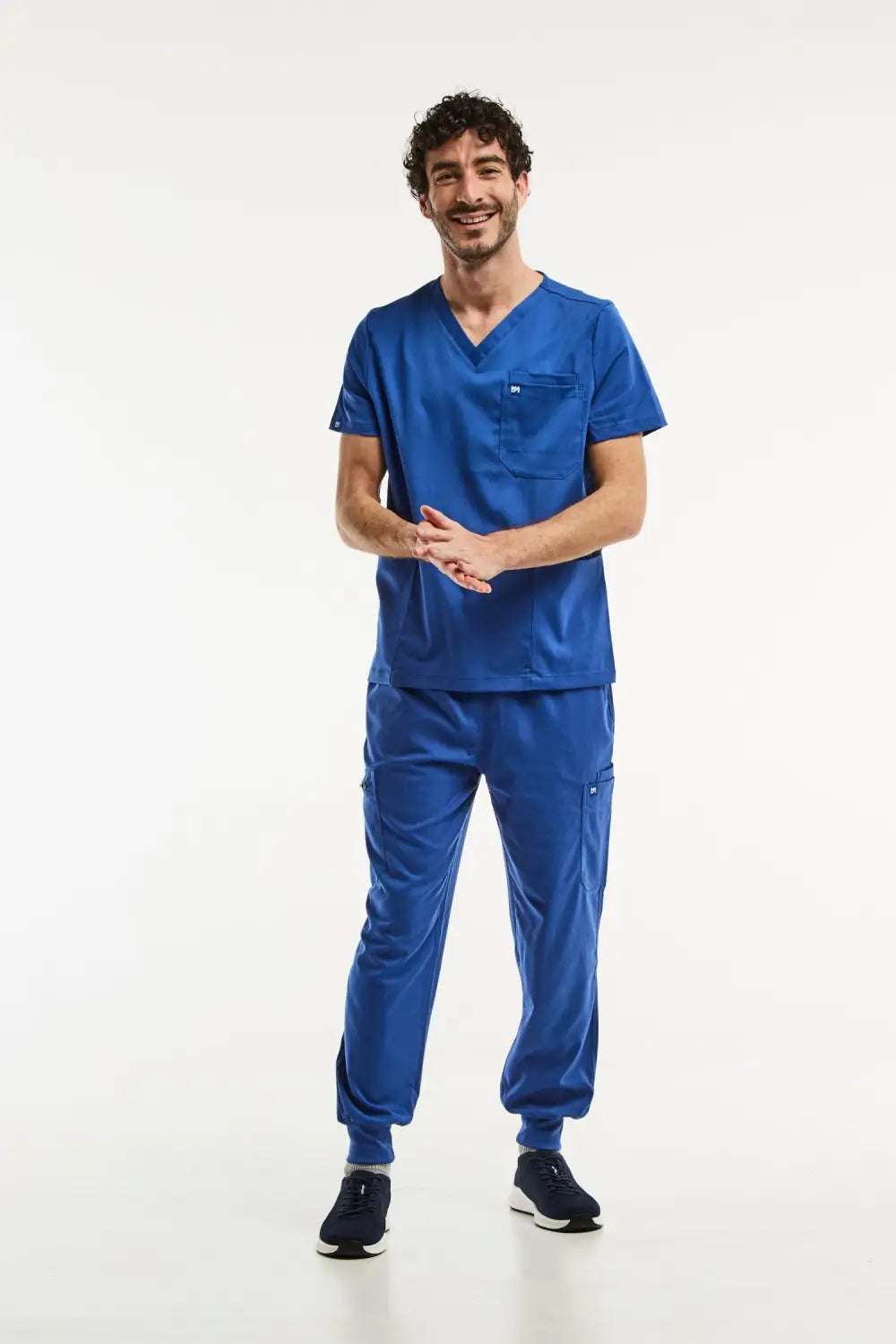 Aelin LUCA Jogger tenue médicale homme bleu roi