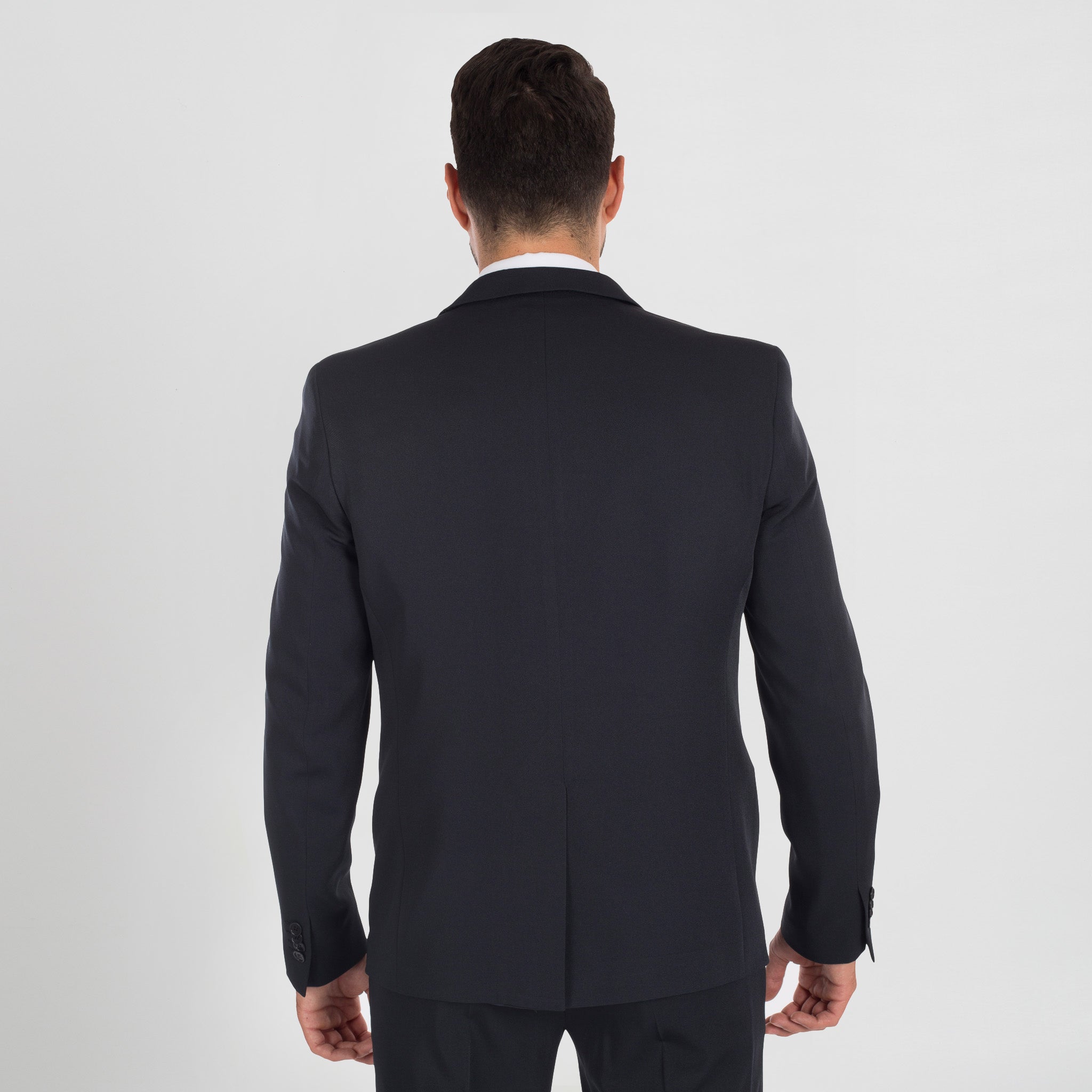 GARY'S Blazer 1 bouton veste homme super slim noir