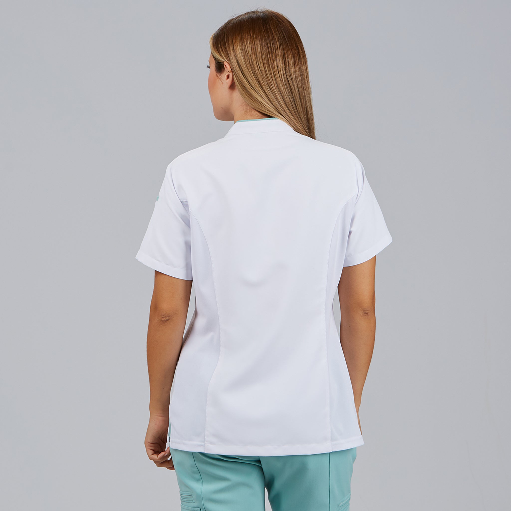 Gary's Ylena Blouse Médicale Femme Manches Courtes Bleu Maya