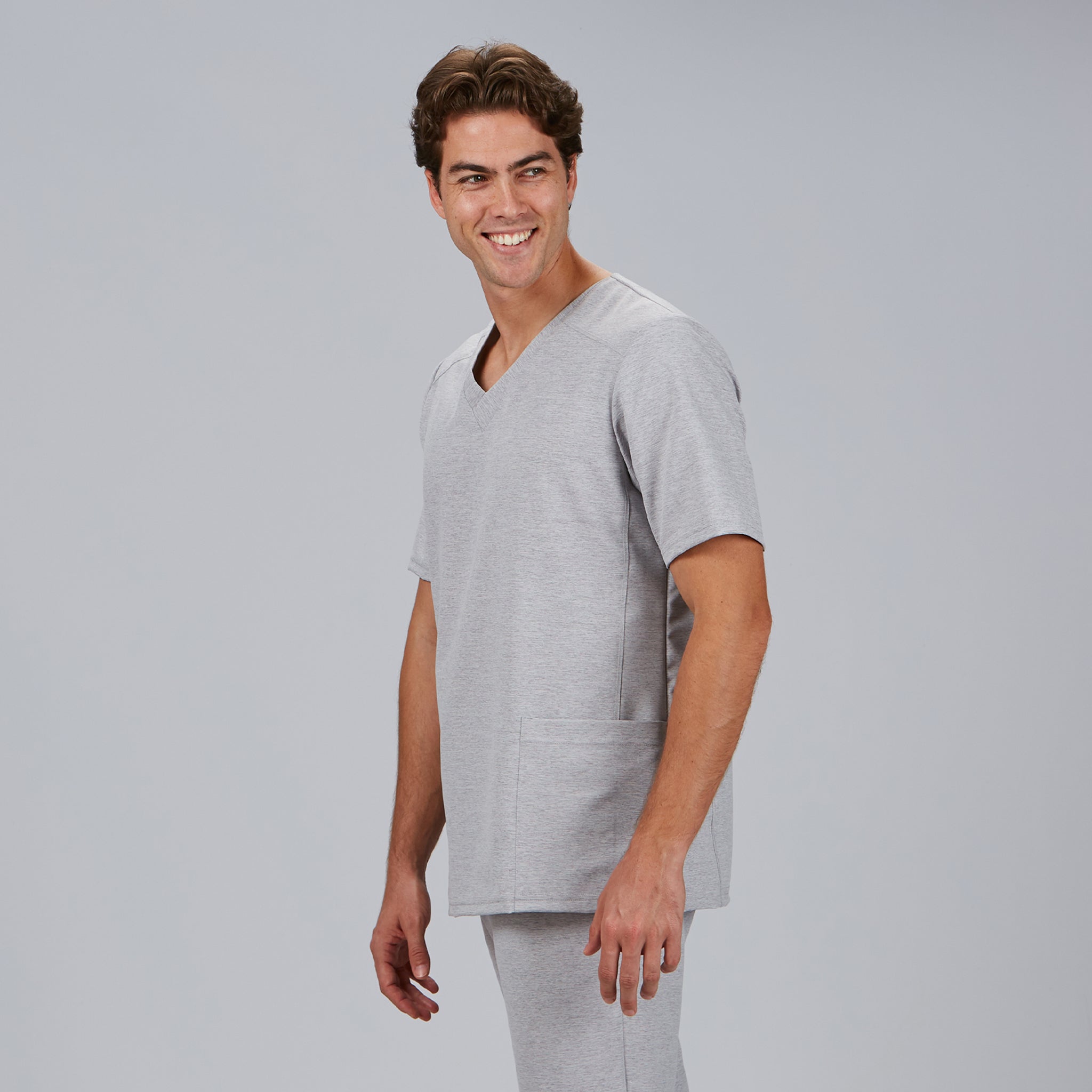 GARY'S Ramon blouse médicale stretch gris perle homme