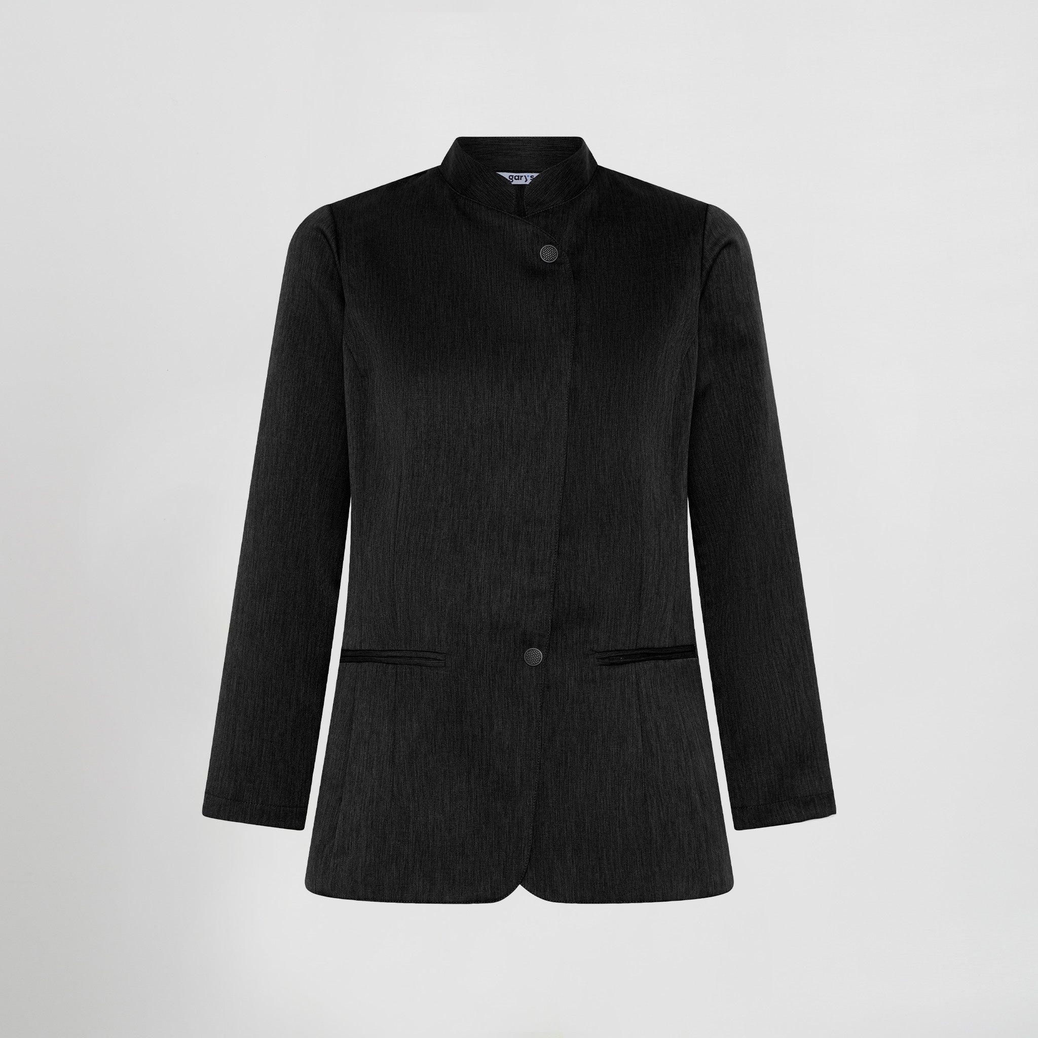GARY'S Balseiro veste femme noire col mao