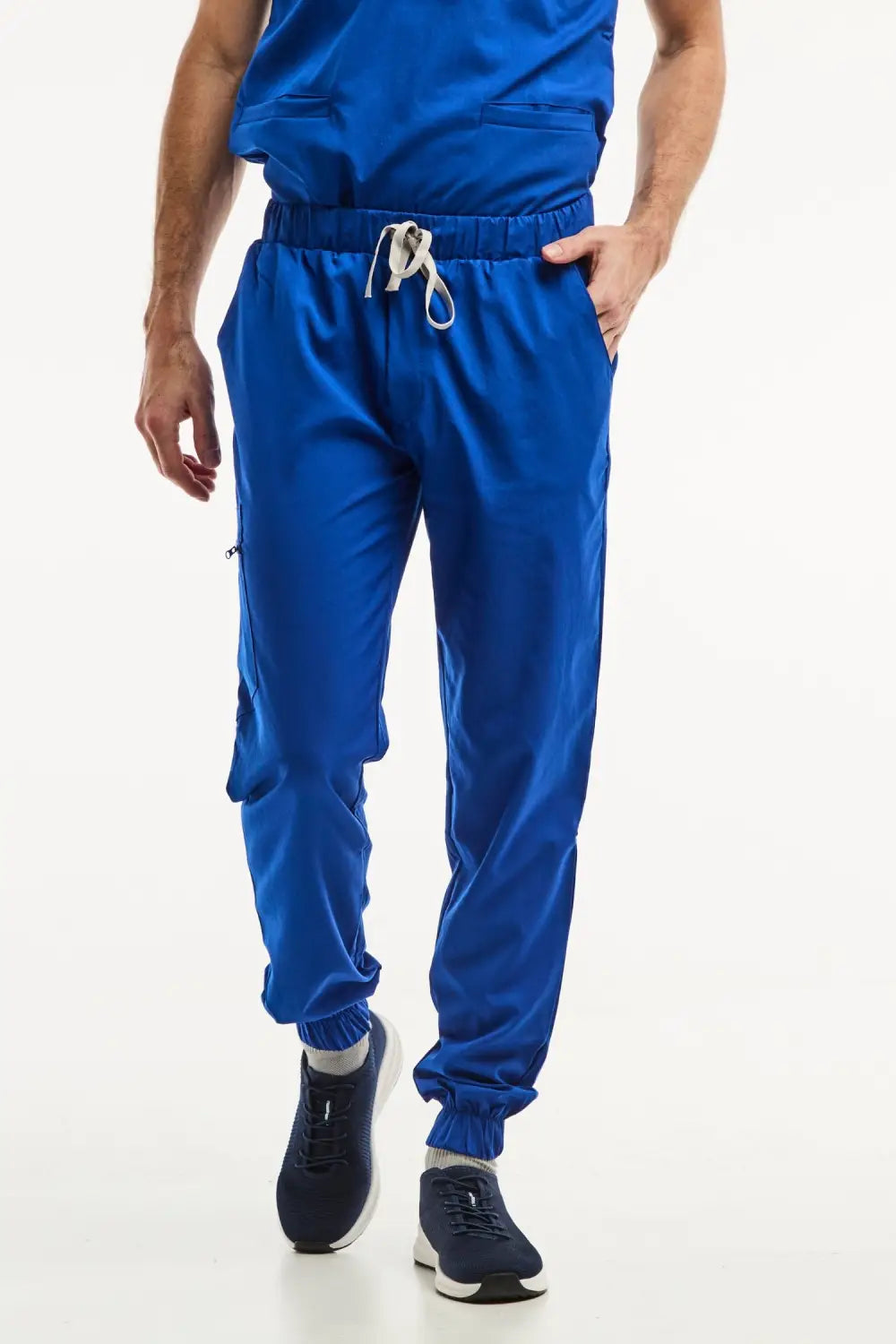 Aelin LUCA pantalon médical homme bleu royal 3 poches