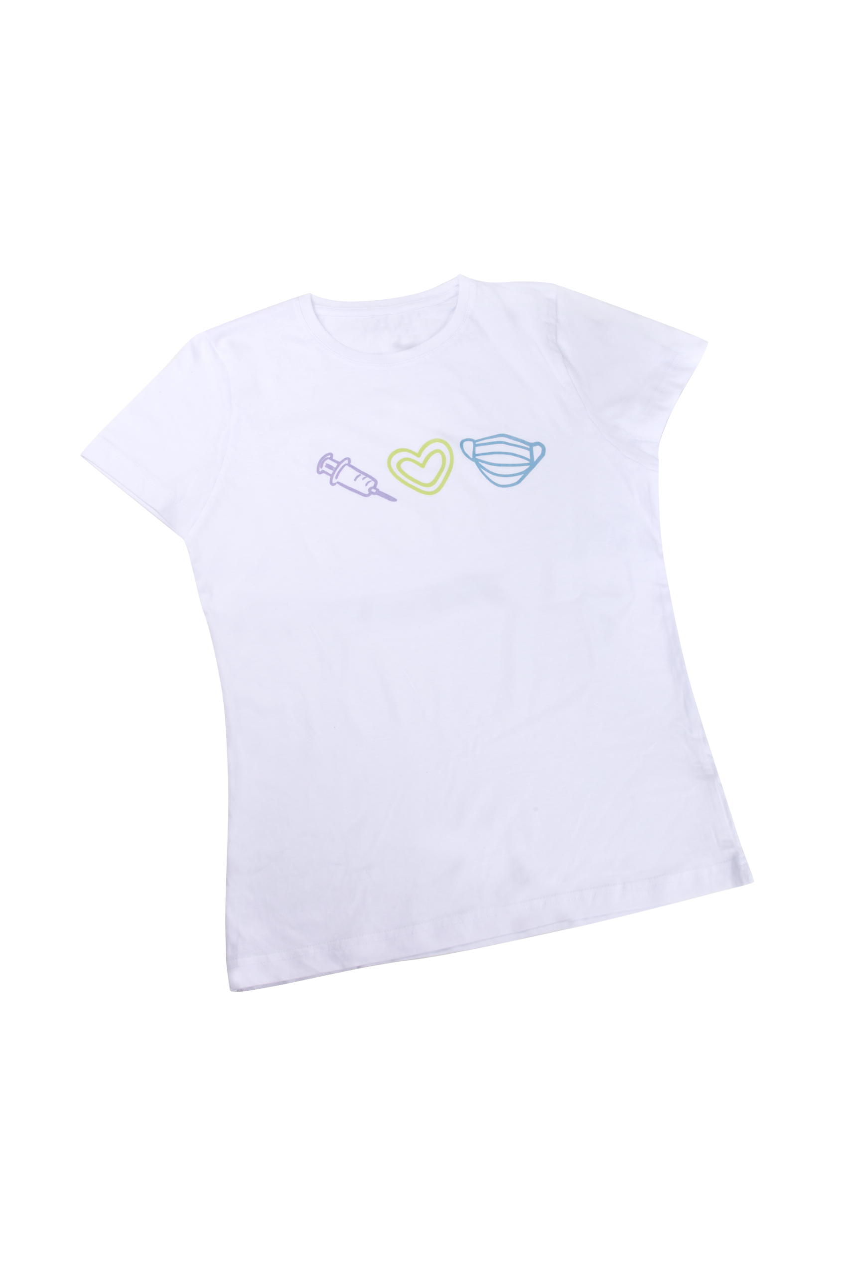 Enfermania Ropa camiseta blanche t-shirt femme taille S-2XL