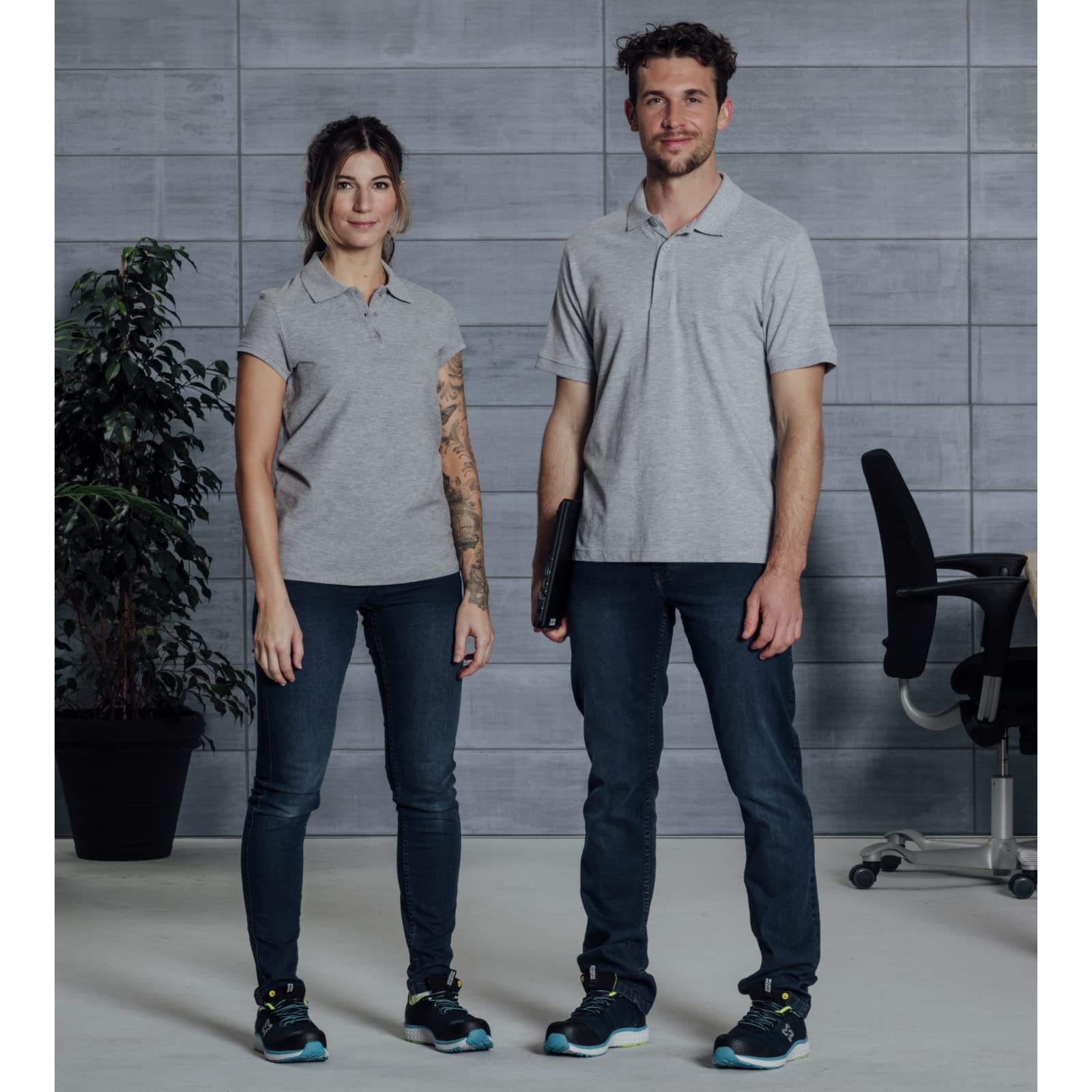 Würth MODYF Job+ polo de travail gris L ajusté