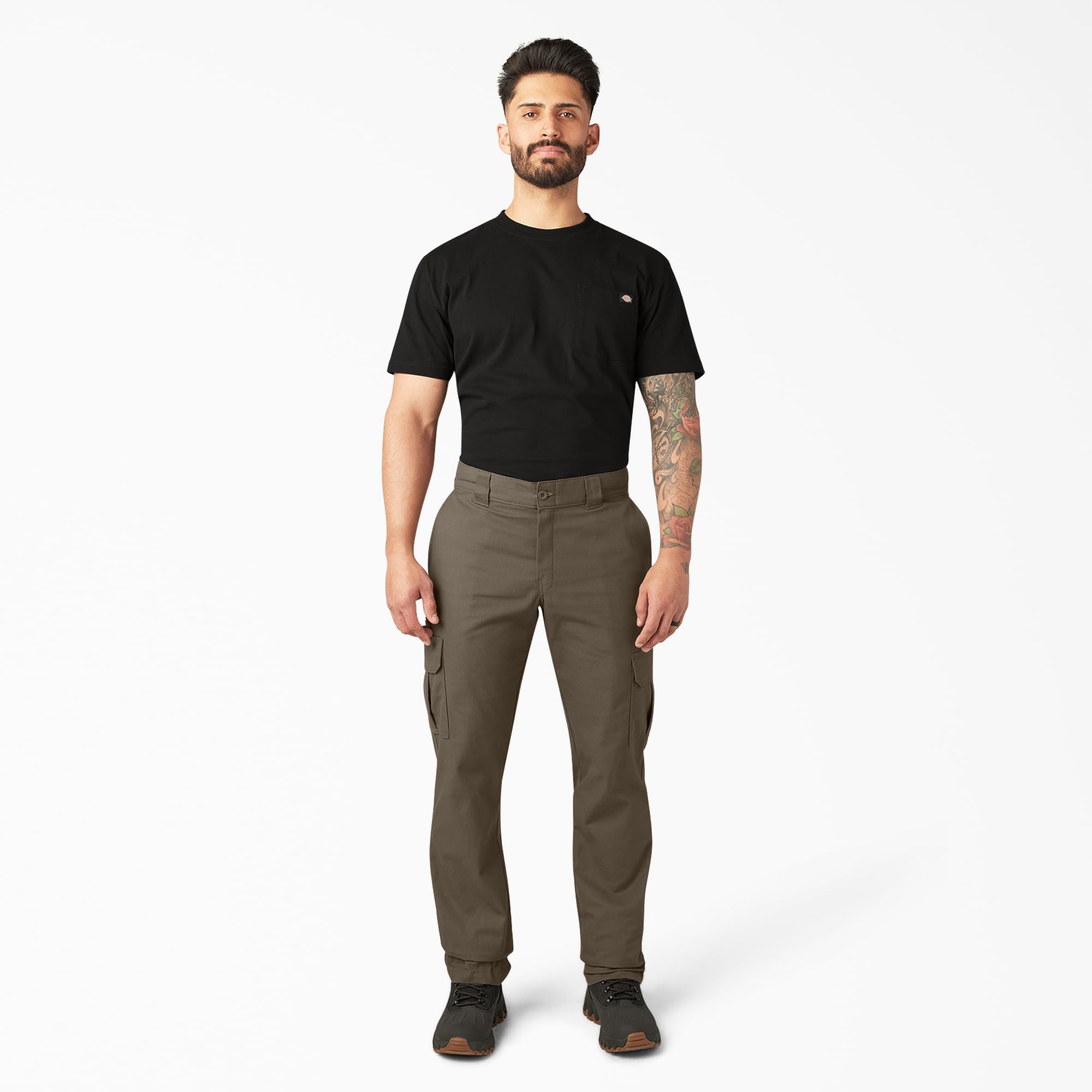 Dickies cargo stretch mécanique pantalon Mushroom 38W/32L