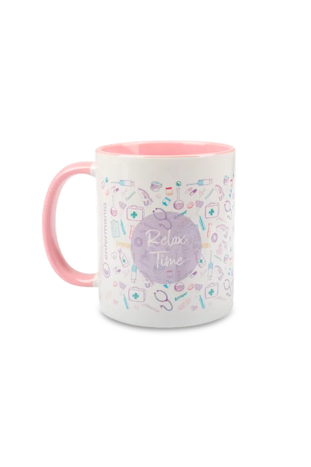 Enfermania Regalos Care Collection tasse céramique rose 350 ml