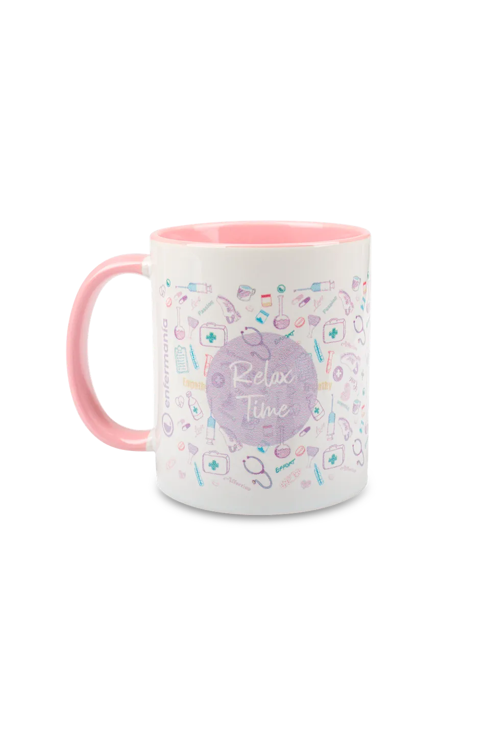 Enfermania Regalos Care Collection tasse céramique rose 350 ml