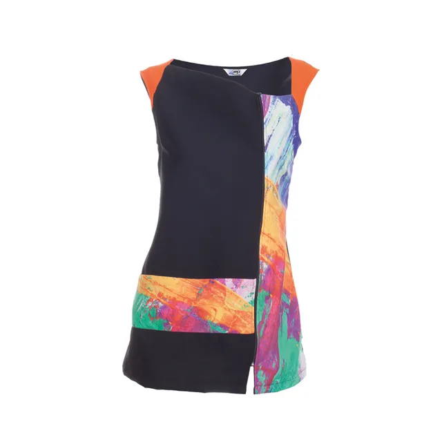 Gary's Blouses Reflejos blouse blanche sans manches XS