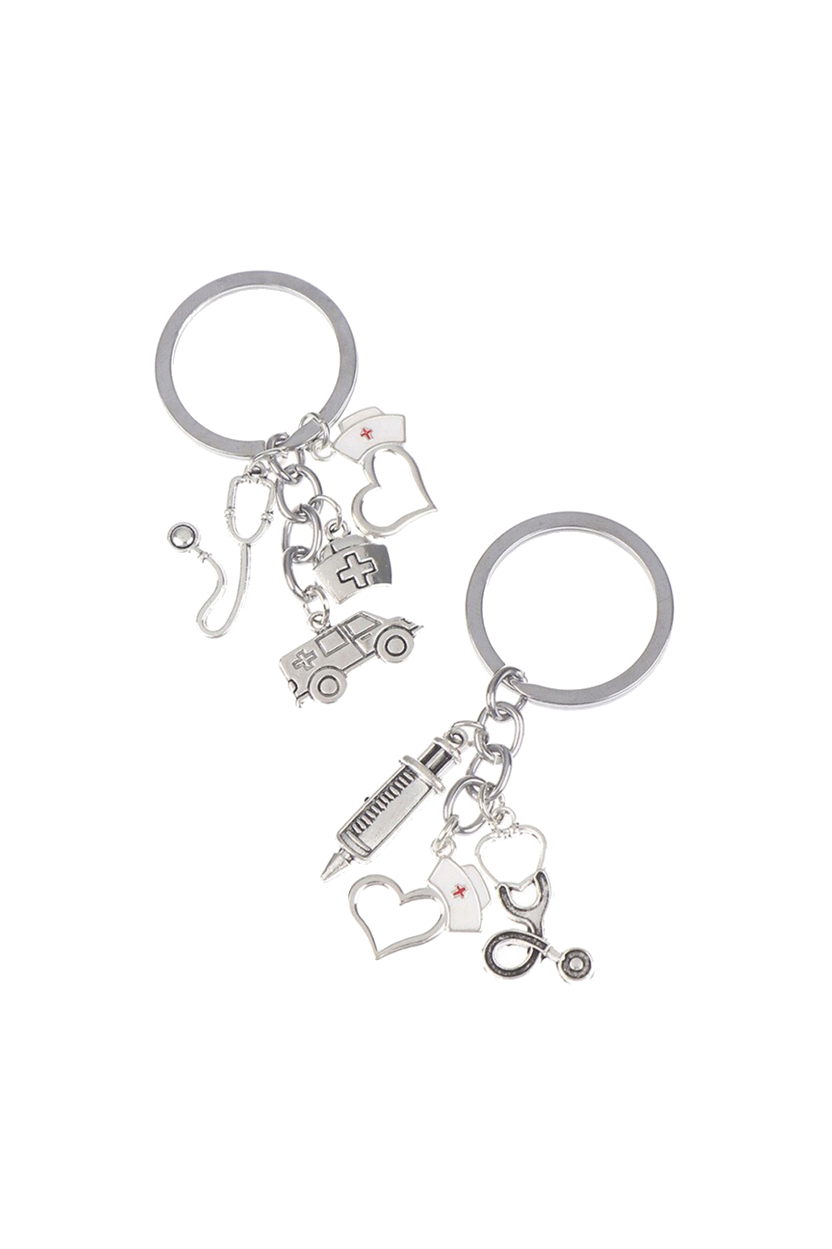 Enfermania Regalos Porte-clés ambulance métal charms