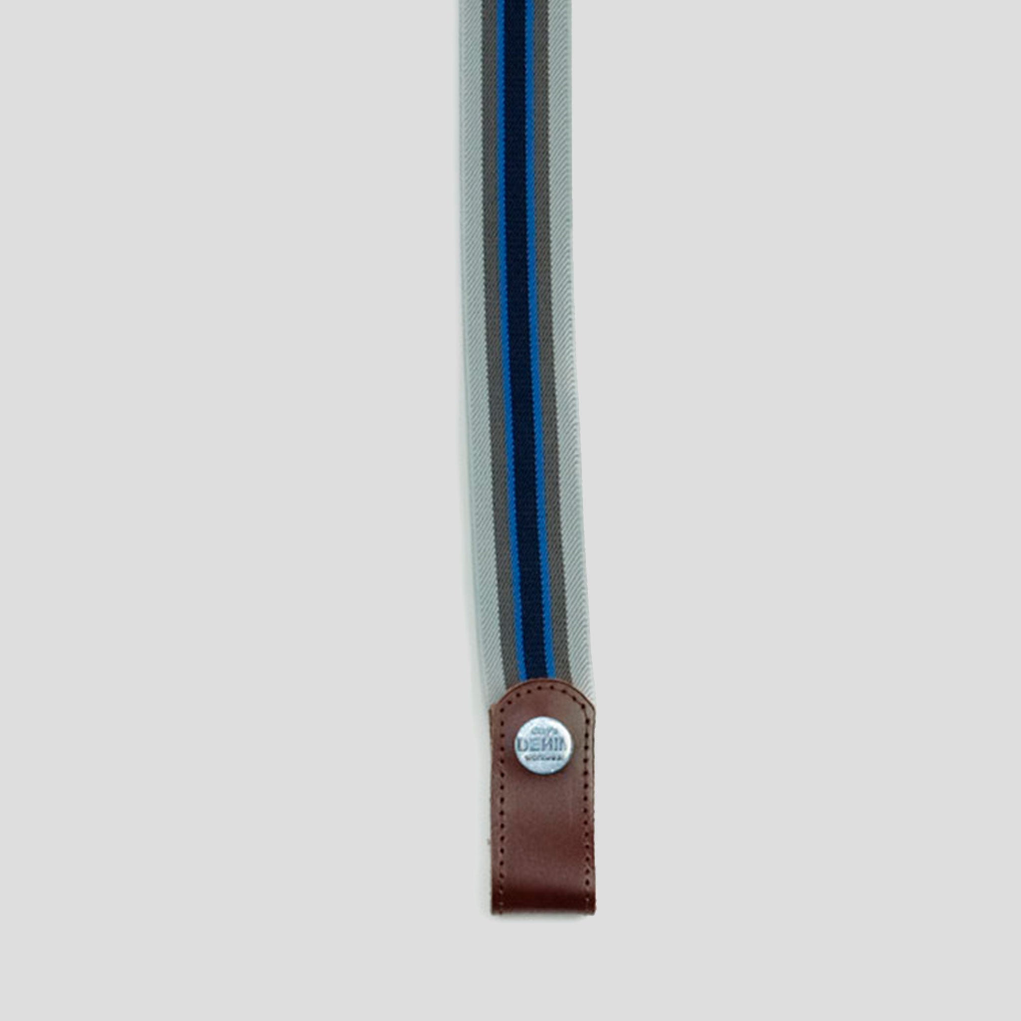 GARY'S Herringbone ceinture tablier 30 mm orange pression