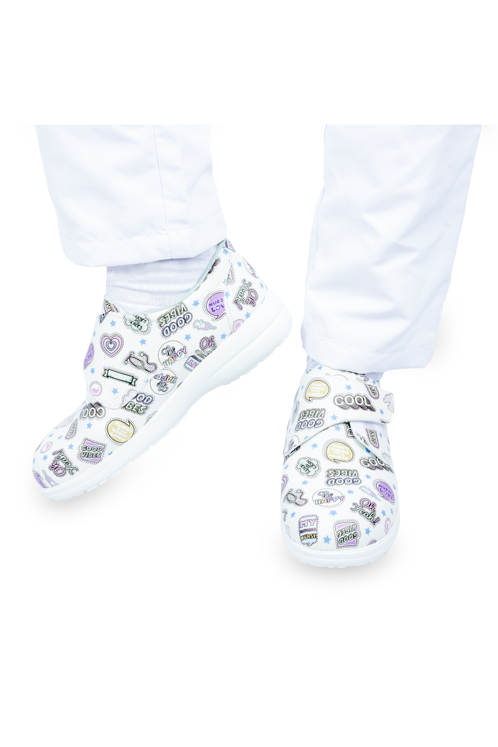 Enfermania Calzado Chaussure Médicale Velcro Vegan Stickers 36-42