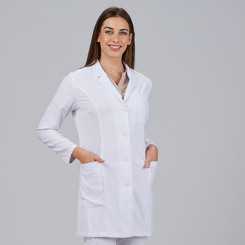 GARY'S Nerys blouse femme blanche manches longues stretch
